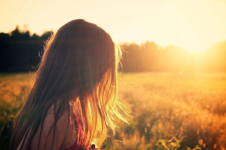 Woman in nature