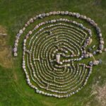 labyrinth made of stone